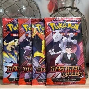 Pokemon | Toys | New 5 Pokmon Tcg Destined Rivals Booster Packs Sv1 Dri ...